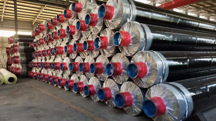 钢套钢蒸汽保温管