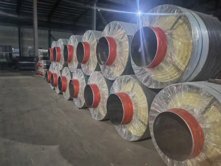 钢套钢蒸汽保温管