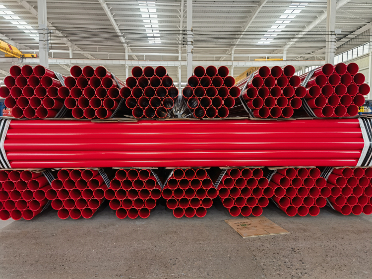 沟槽连接涂塑复合钢管