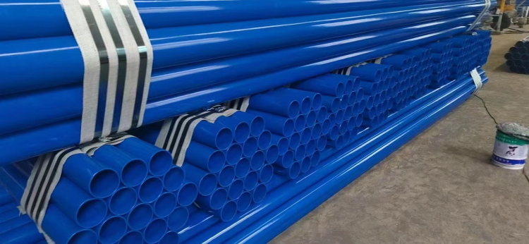 沟槽连接涂塑复合钢管