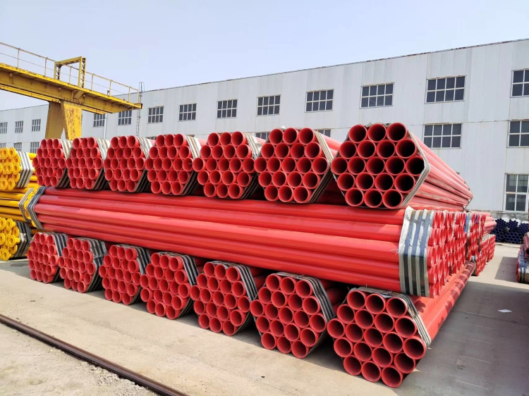 沟槽连接涂塑复合钢管