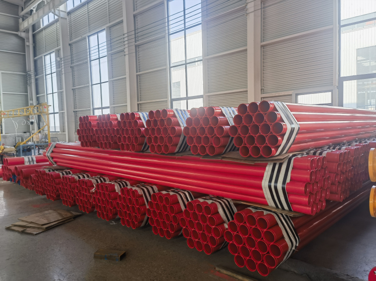 沟槽连接涂塑复合钢管