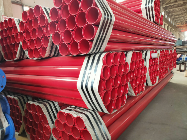 沟槽连接涂塑复合钢管