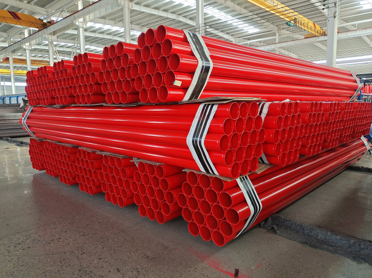 沟槽连接涂塑复合钢管