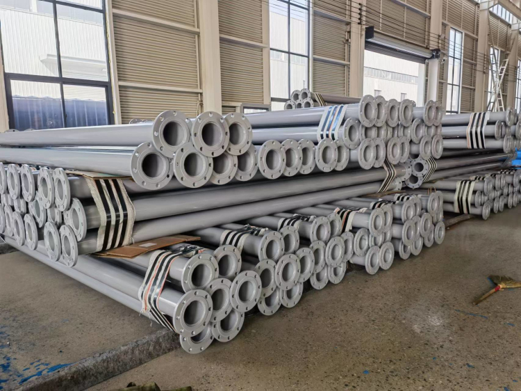 法兰连接涂塑复合钢管