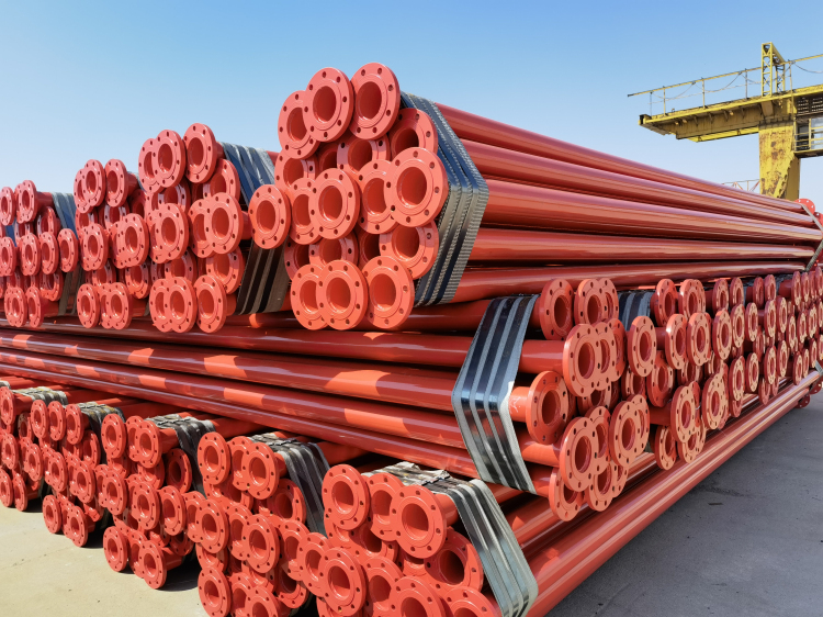 法兰连接涂塑复合钢管