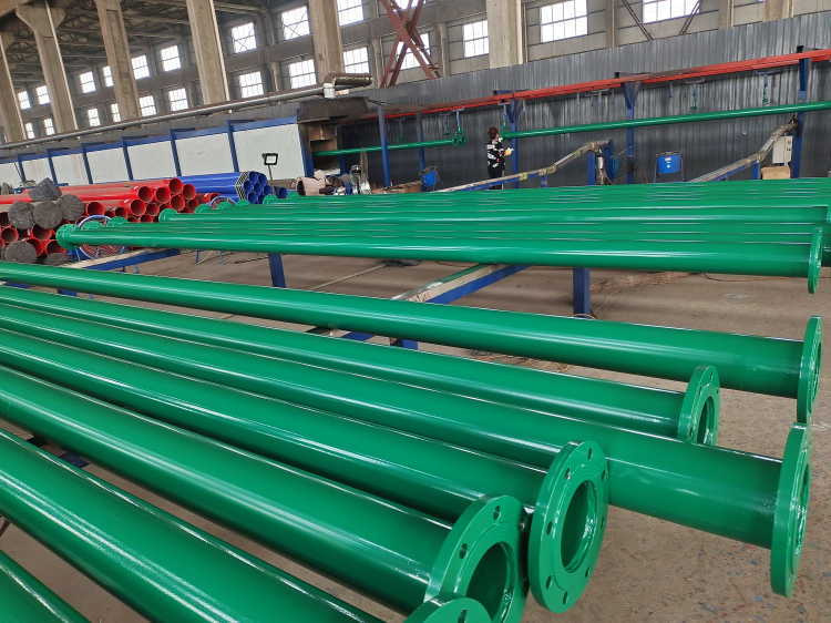 法兰连接涂塑复合钢管