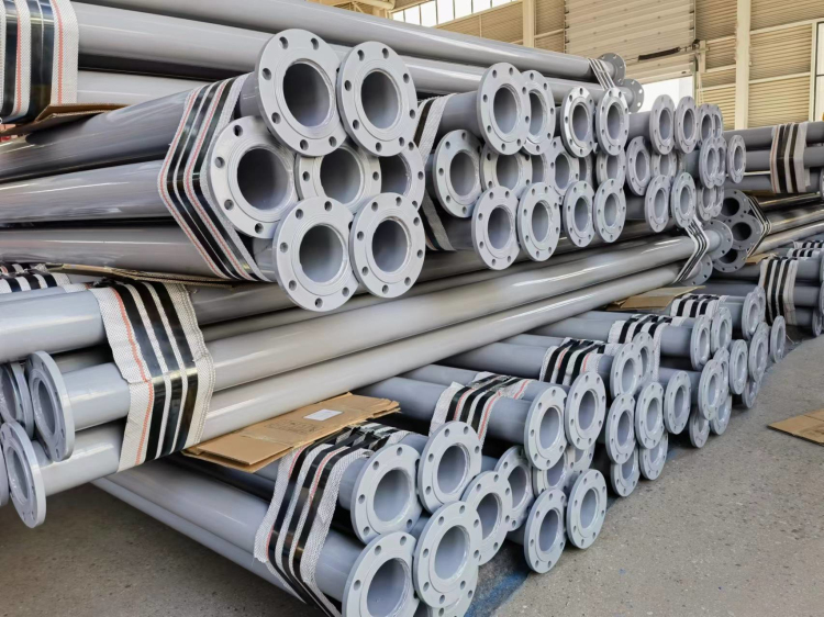 法兰连接涂塑复合钢管